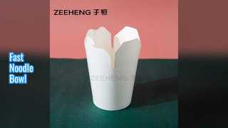 Nudelschüssel aus Kraftpapier