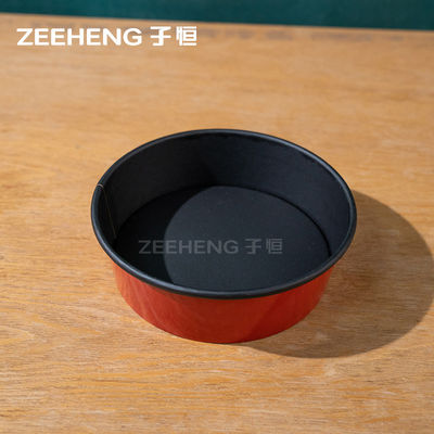 Neue rote schwarze Papierschalen für Veranstaltungs- und Partyplanung