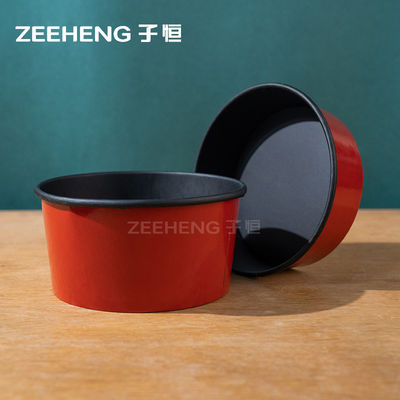 USA-Markt Warme und kalte Lebensmittel Rote Papierkühlchen für alle Arten von Anlässen