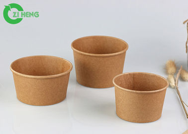 Wegwerf nehmen Sie heraus doppeltes PET beschichtete Brown-Kraftpapier-Schüssel 8oz für Suppe