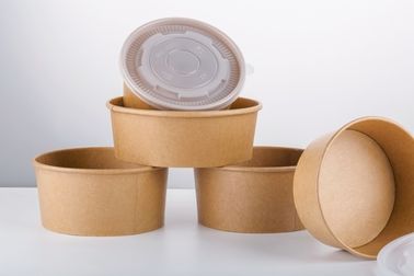100% recyclebare Gewohnheit nehmen Papiersuppenschüssel-freie Wegwerfprobe weg